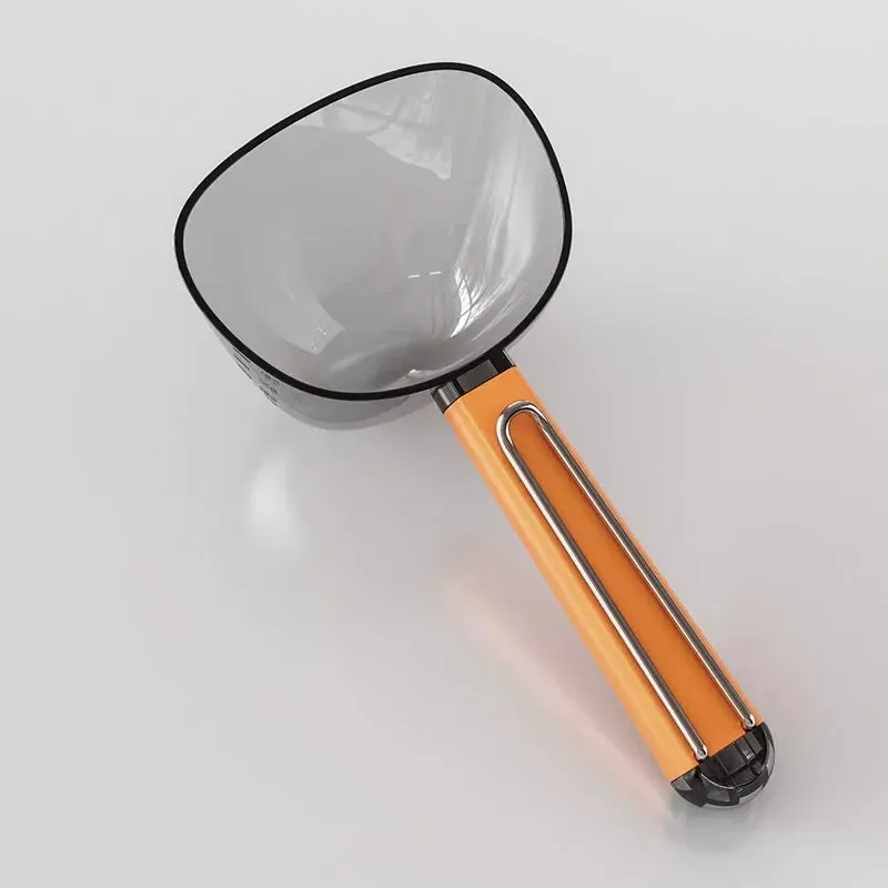 180ml Pet Food Cup for Dog Cat Feeding Bowl Kitchen Scale Spoon Measuring Scoop Cup Portable with Scale Feeding Supplies