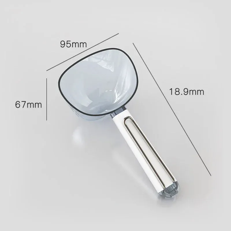 180ml Pet Food Cup for Dog Cat Feeding Bowl Kitchen Scale Spoon Measuring Scoop Cup Portable with Scale Feeding Supplies