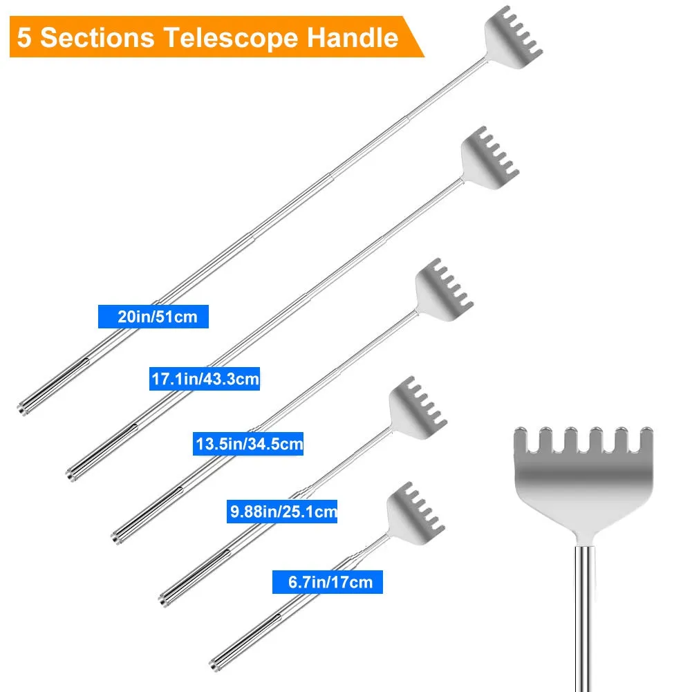 3-Piece: 20" Telescopic Back Scratcher