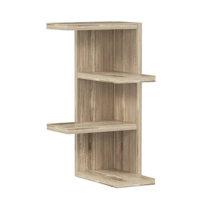 Abilla Corner Wall Shelf - Light Brown
