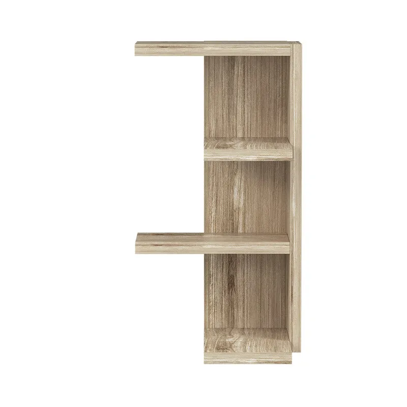 Abilla Corner Wall Shelf - Light Brown