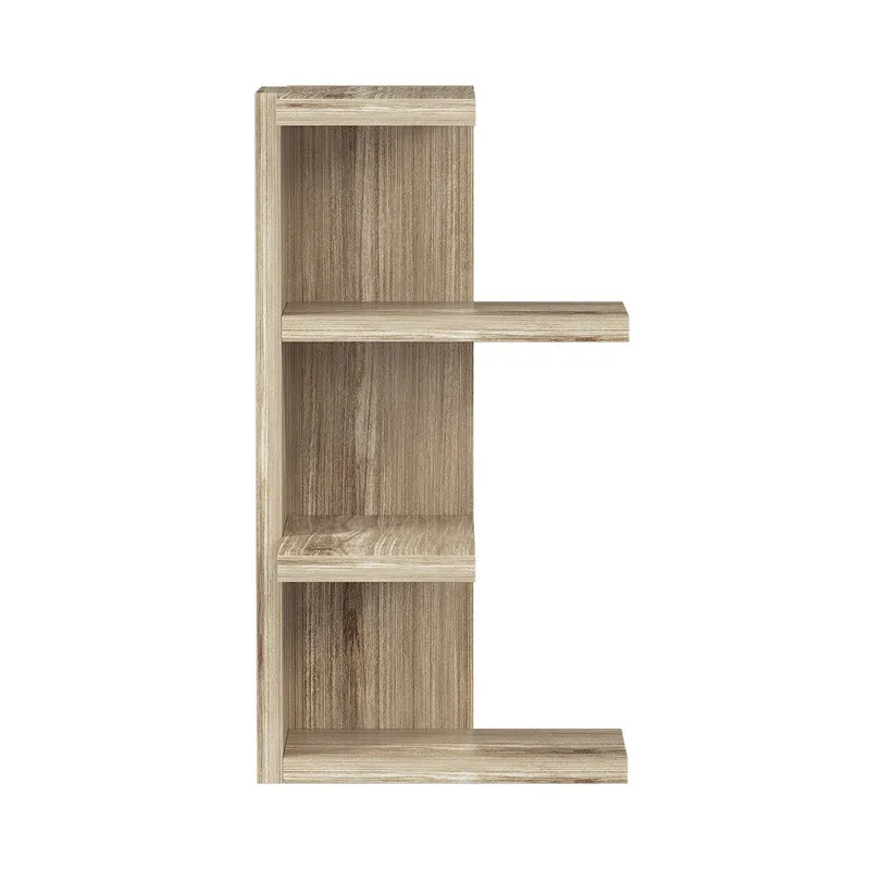 Abilla Corner Wall Shelf - Light Brown