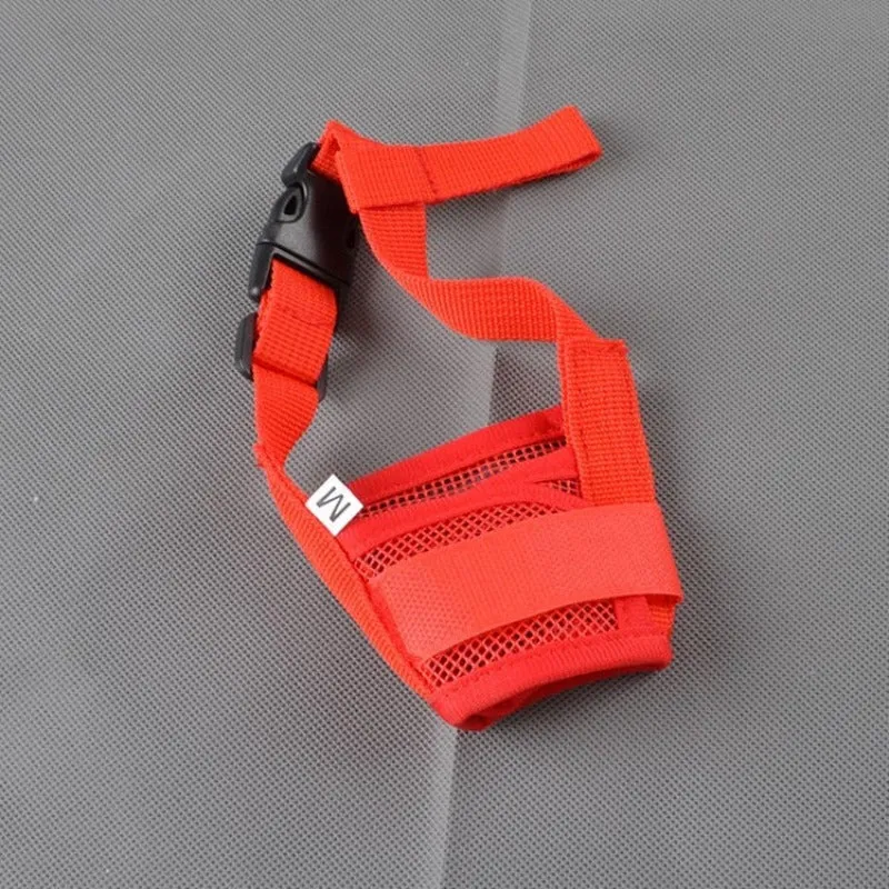 Adjustable Mesh Breathable Pet Mouth Muzzles