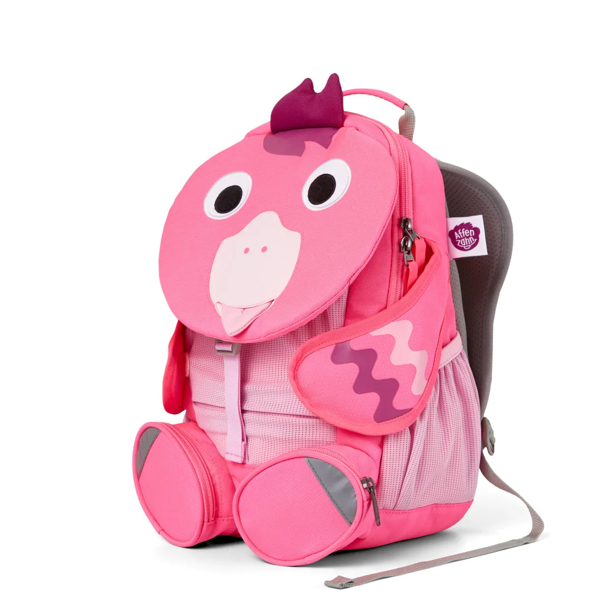 Affenzahn - Backback Large Friend Flamingo Neon - AF143 - FUXIA/NEON/FLAMINGO
