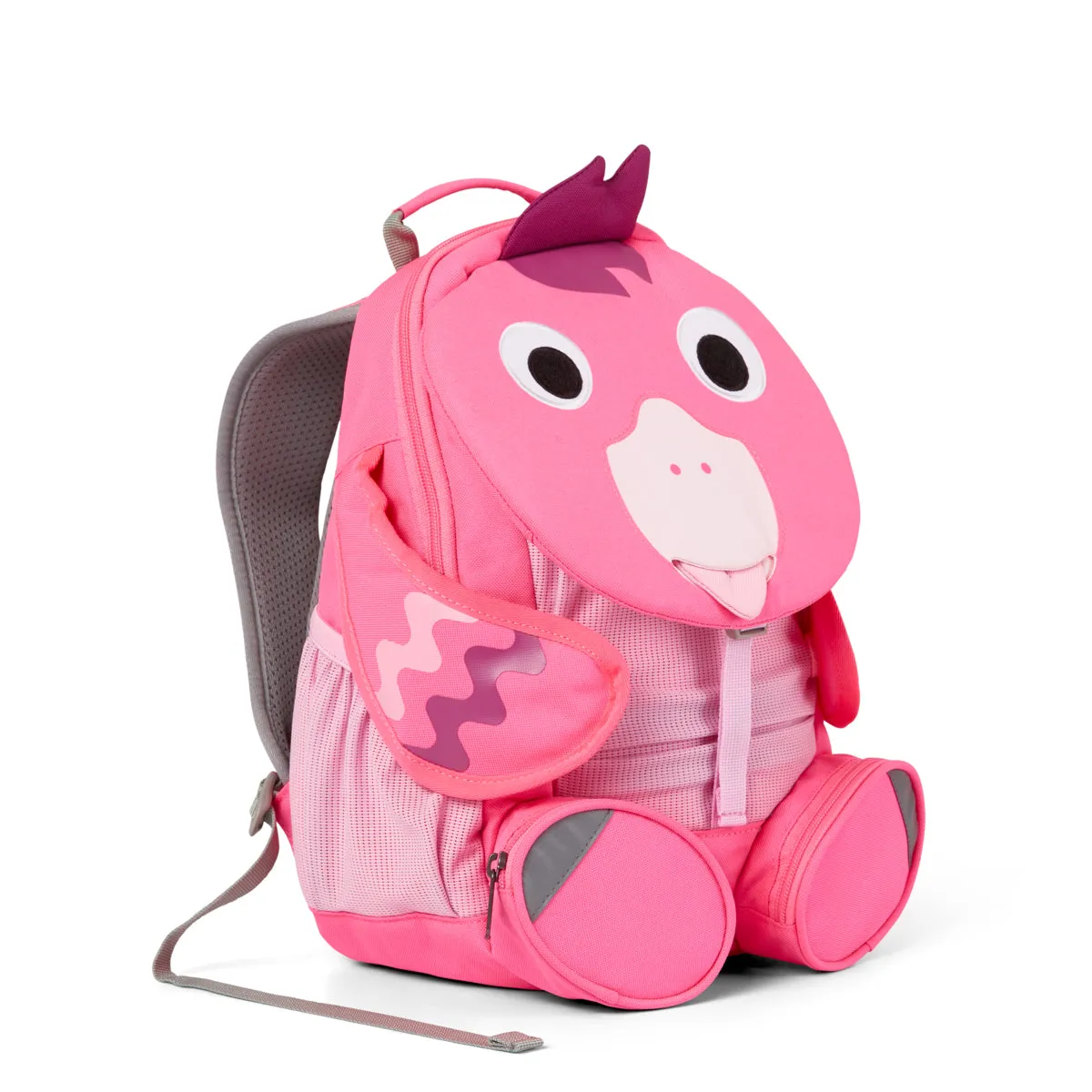 Affenzahn - Backback Large Friend Flamingo Neon - AF143 - FUXIA/NEON/FLAMINGO