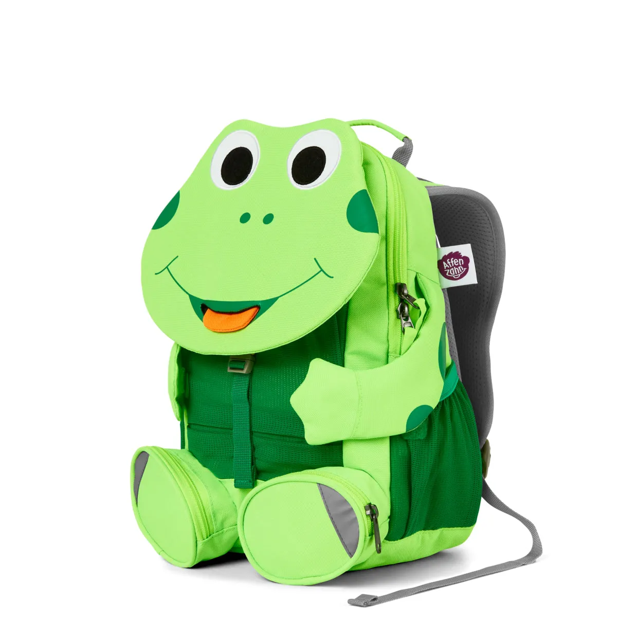 Affenzahn - Backback Large Friend Frog Neon - AF141 - VERDE/NEON/RANA
