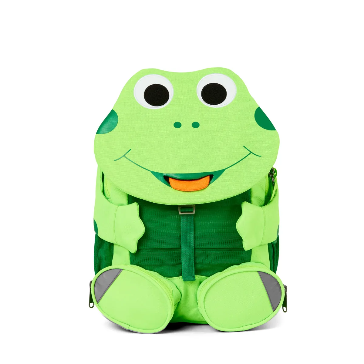 Affenzahn - Backback Large Friend Frog Neon - AF141 - VERDE/NEON/RANA