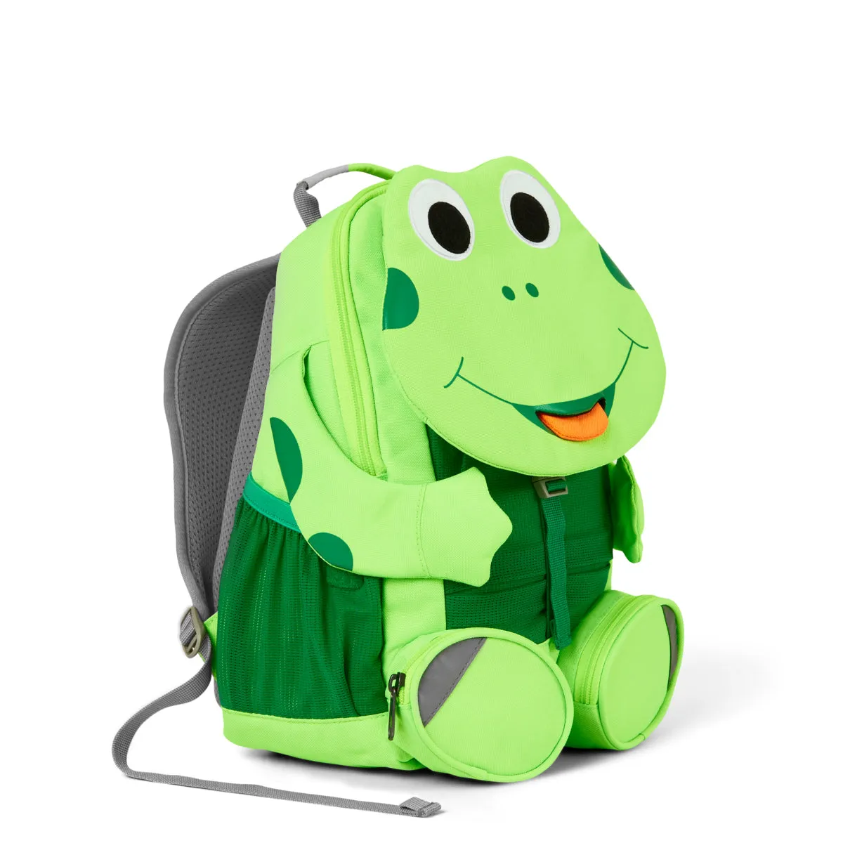 Affenzahn - Backback Large Friend Frog Neon - AF141 - VERDE/NEON/RANA