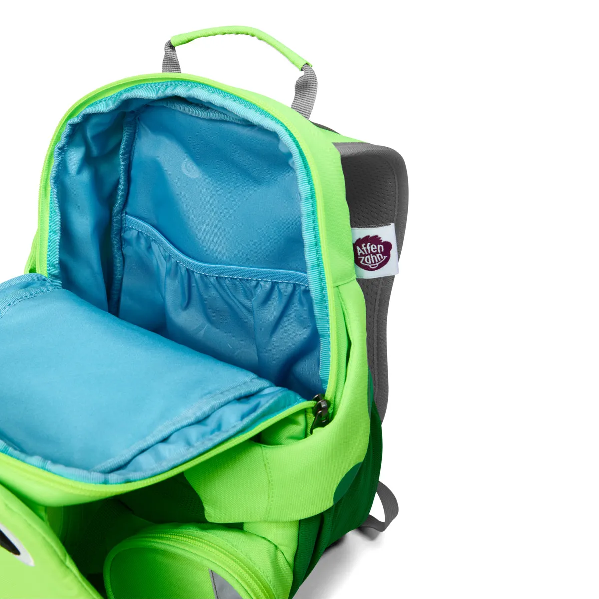 Affenzahn - Backback Large Friend Frog Neon - AF141 - VERDE/NEON/RANA