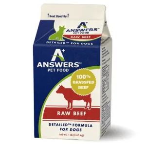 Answers Pet Food Detailed Beef Formula for Dogs - Carton