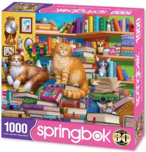 Bookshop Cats 1000pc Puzzle