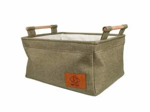 BORIS BASKET 46x34x22cm olive green