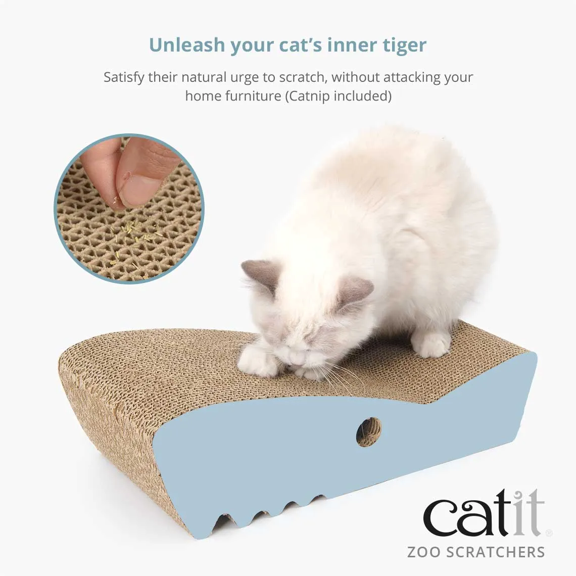 Catit Zoo Rhino 2 in 1 Cat Scratcher