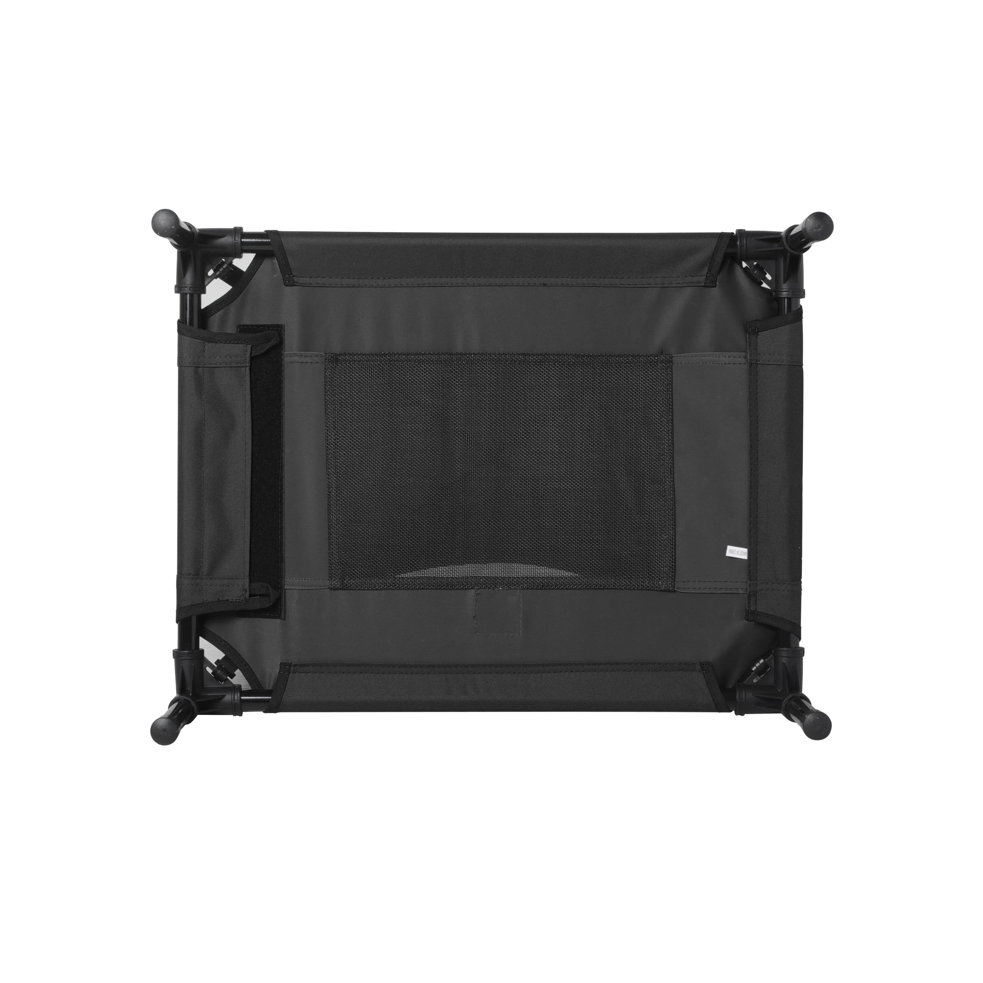 Elevated Dog Bed With Tent - Black