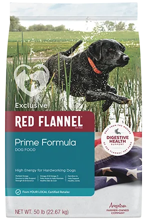 Exclusive Red Flannel® Prime Formula Dog Food