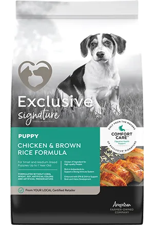 Exclusive® Signature® Puppy Chicken & Brown Rice Formula