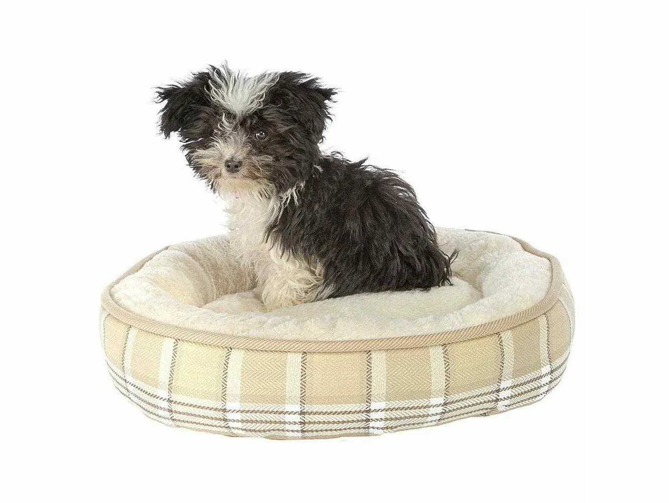 Ferplast Lagoon 60 Green Dogbed Eco-friendly Fur Mattress for Dogs and Cats, 60×12 cm