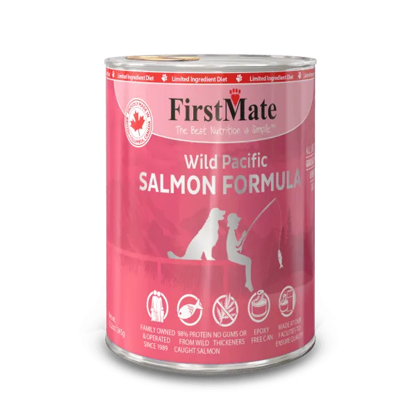 FirstMate Limited Ingredient – Wild Salmon Formula for Dogs (12.2 oz)