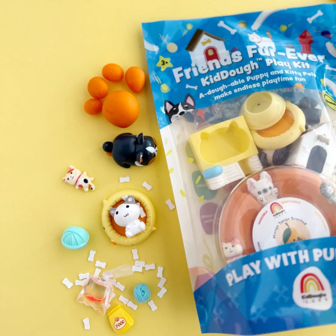 Friends Fur-Ever Play Dough Kit by Earth Grown KidDoughs