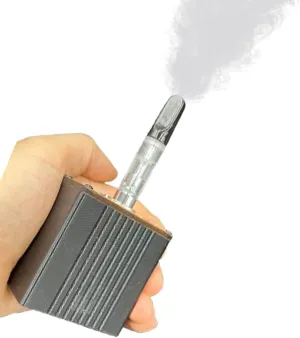 Handheld Fog Machine|Smoke Machine for Indoor DJ Party Portable Forgger for Photography, Outdoor Stage Effects,Halloween,Weddings (Rectangular wood)