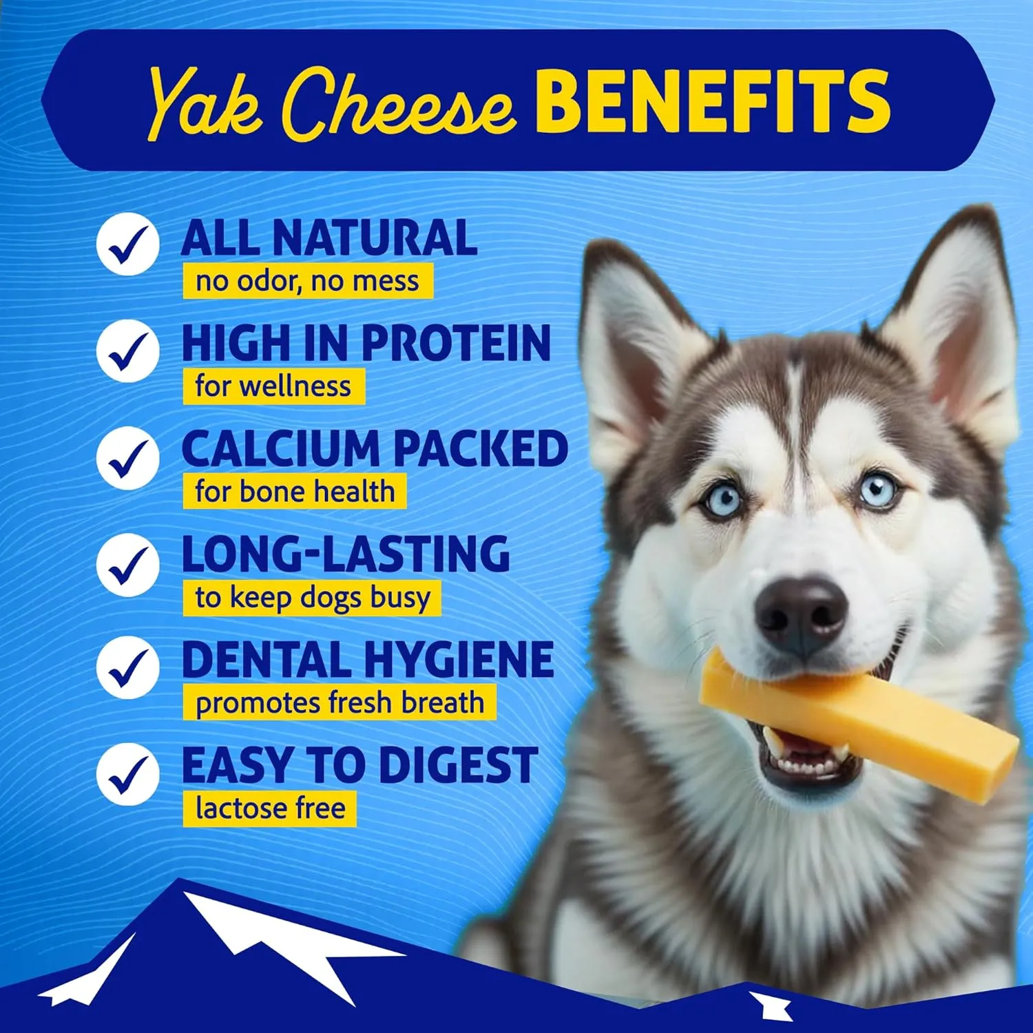 Himalayan Chew Original Yak Cheese Chew, Peanut Butter, 3 Small Sticks, 3.3 Oz, Gluten Free, Healthy Treats, Grain & Lactose Free 100% Natural, Long Lasting Chews for s Under 15 lbs