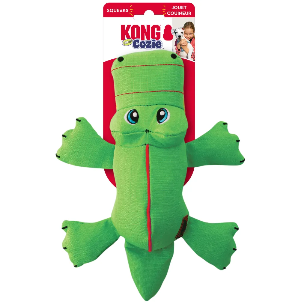 Kong Cozie Ultra Ana Alligator Toy For Dogs (Medium)