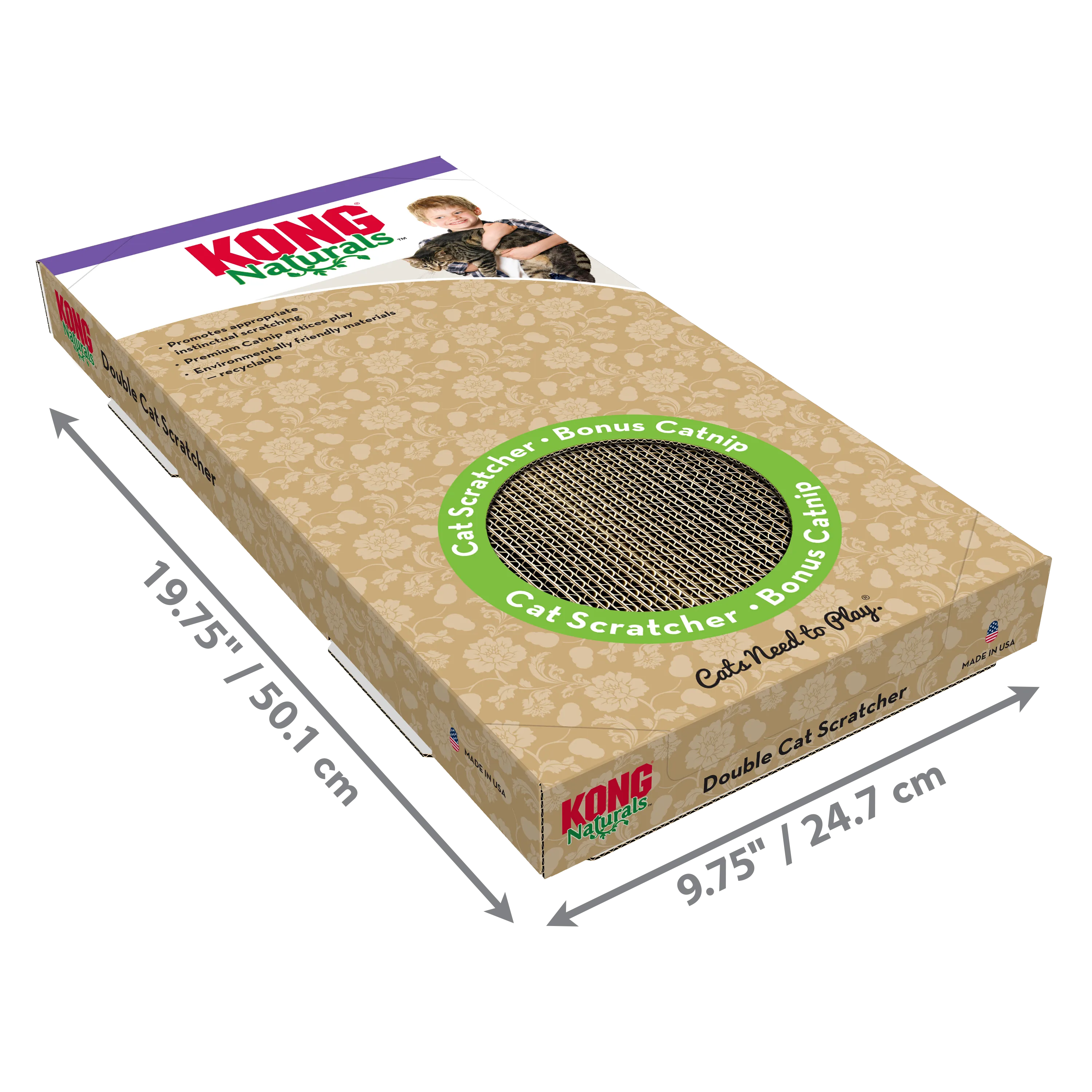 Kong® Naturals Scratcher Double Cat Toy