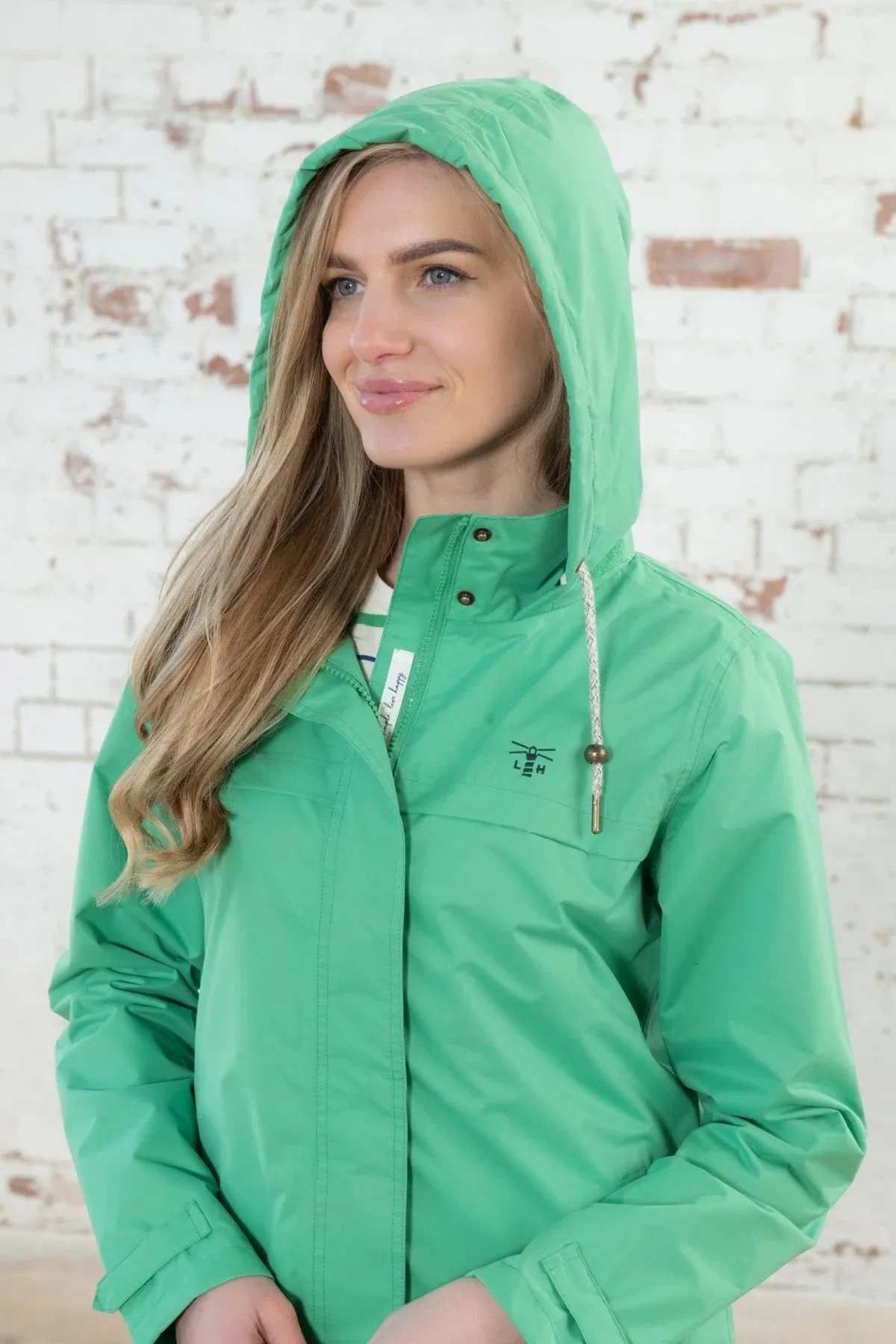Lighthouse Ladies Beachcomber Waterproof Breathable Lightweight Jacket-SEA GRASS