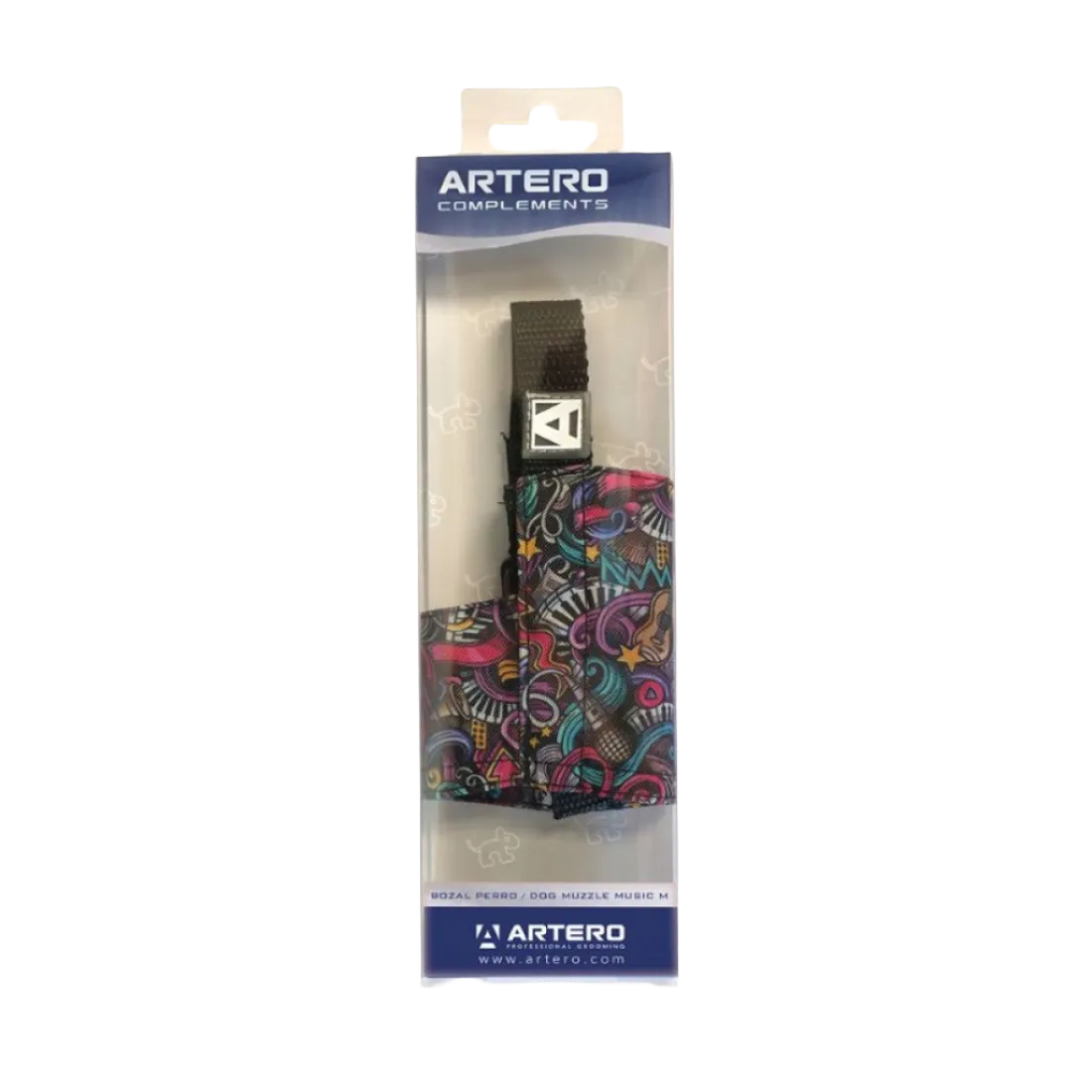 Music Patterned Muzzle for Dogs Medium by Artero