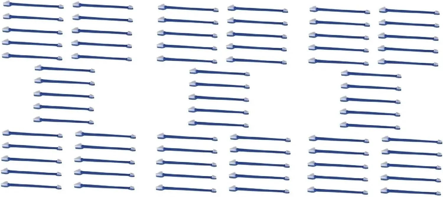 Pet Toothbrush Dual End Bulk Packs Dog and Cat Oral Health Select Color Quantity Great for Gifts and Donations (Royal Blue - 25 Toothbrushes)