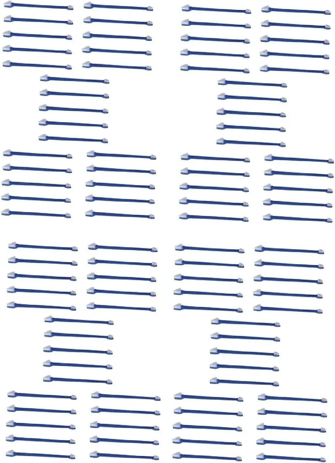 Pet Toothbrush Dual End Bulk Packs Dog and Cat Oral Health Select Color Quantity Great for Gifts and Donations (Royal Blue - 25 Toothbrushes)