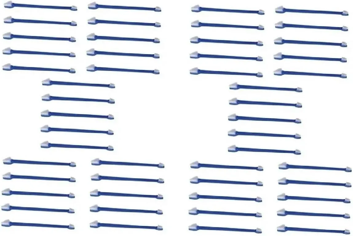 Pet Toothbrush Dual End Bulk Packs Dog and Cat Oral Health Select Color Quantity Great for Gifts and Donations (Royal Blue - 25 Toothbrushes)