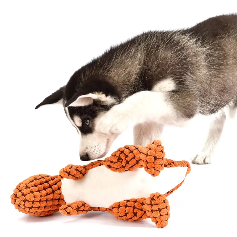 Plush Dog Toy Dinosaur Shaped