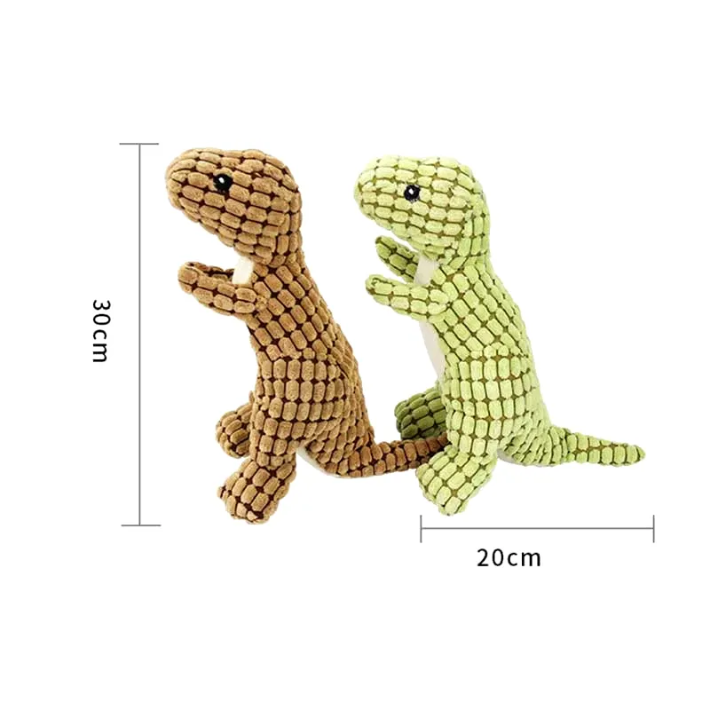 Plush Dog Toy Dinosaur Shaped