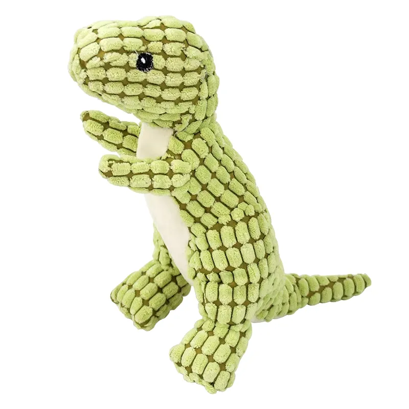 Plush Dog Toy Dinosaur Shaped