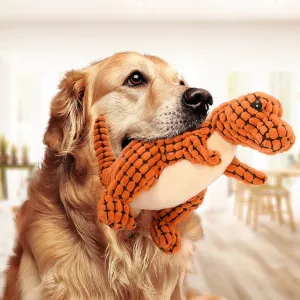 Plush Dog Toy Dinosaur Shaped