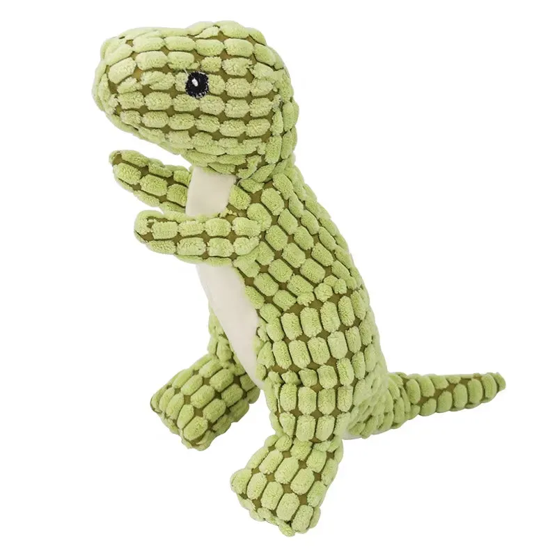 Plush Dog Toy Dinosaur Shaped