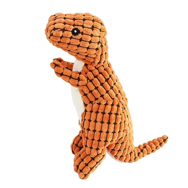 Plush Dog Toy Dinosaur Shaped