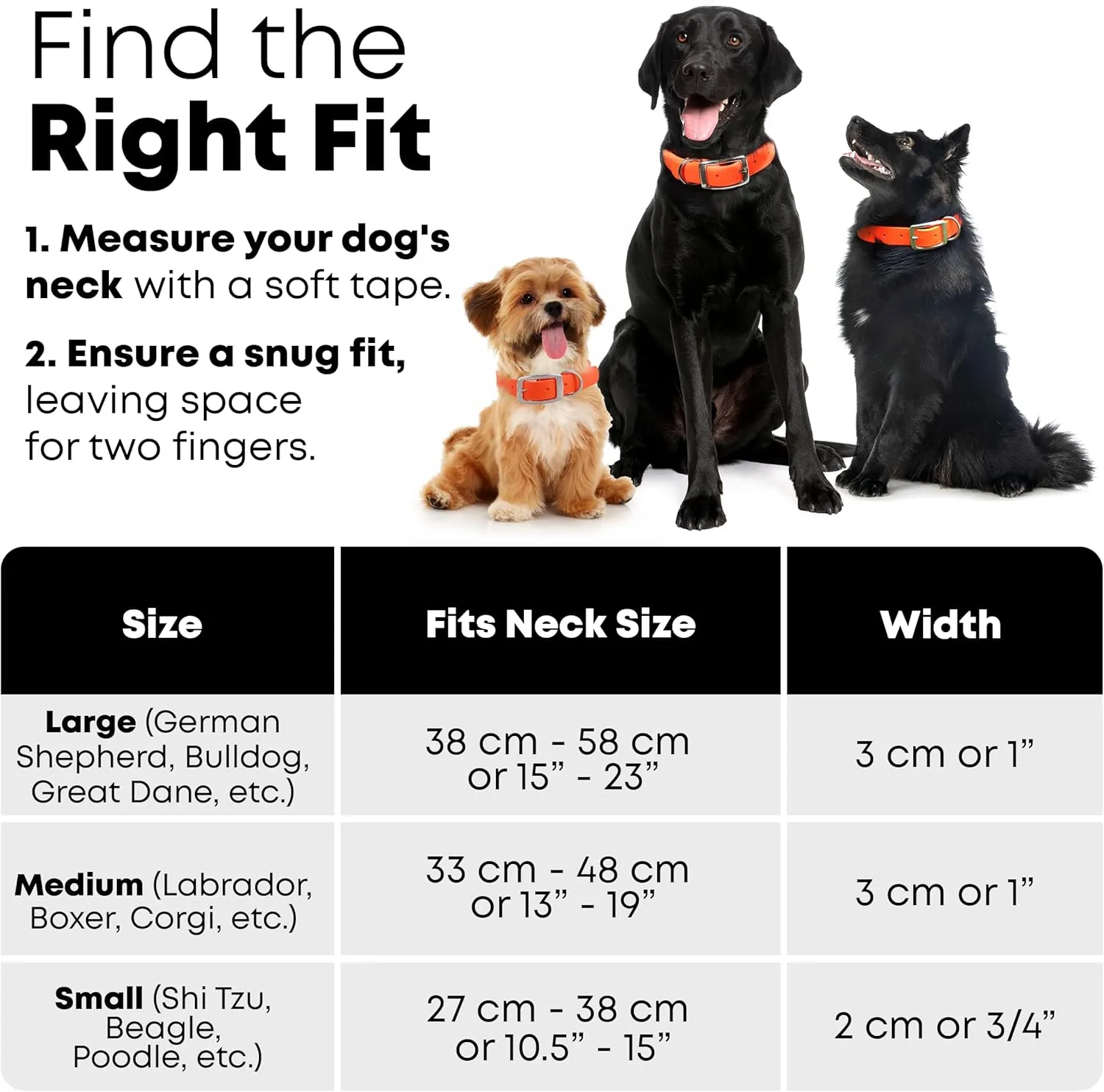Regal Dog Products Large Orange Waterproof Dog Collar and Leash Set | Heavy Duty Double Buckle & D Ring - 5'ft Leash | Adjustable Biothane Dog Collar | Chew Resistant Waterproof Collar for Dogs