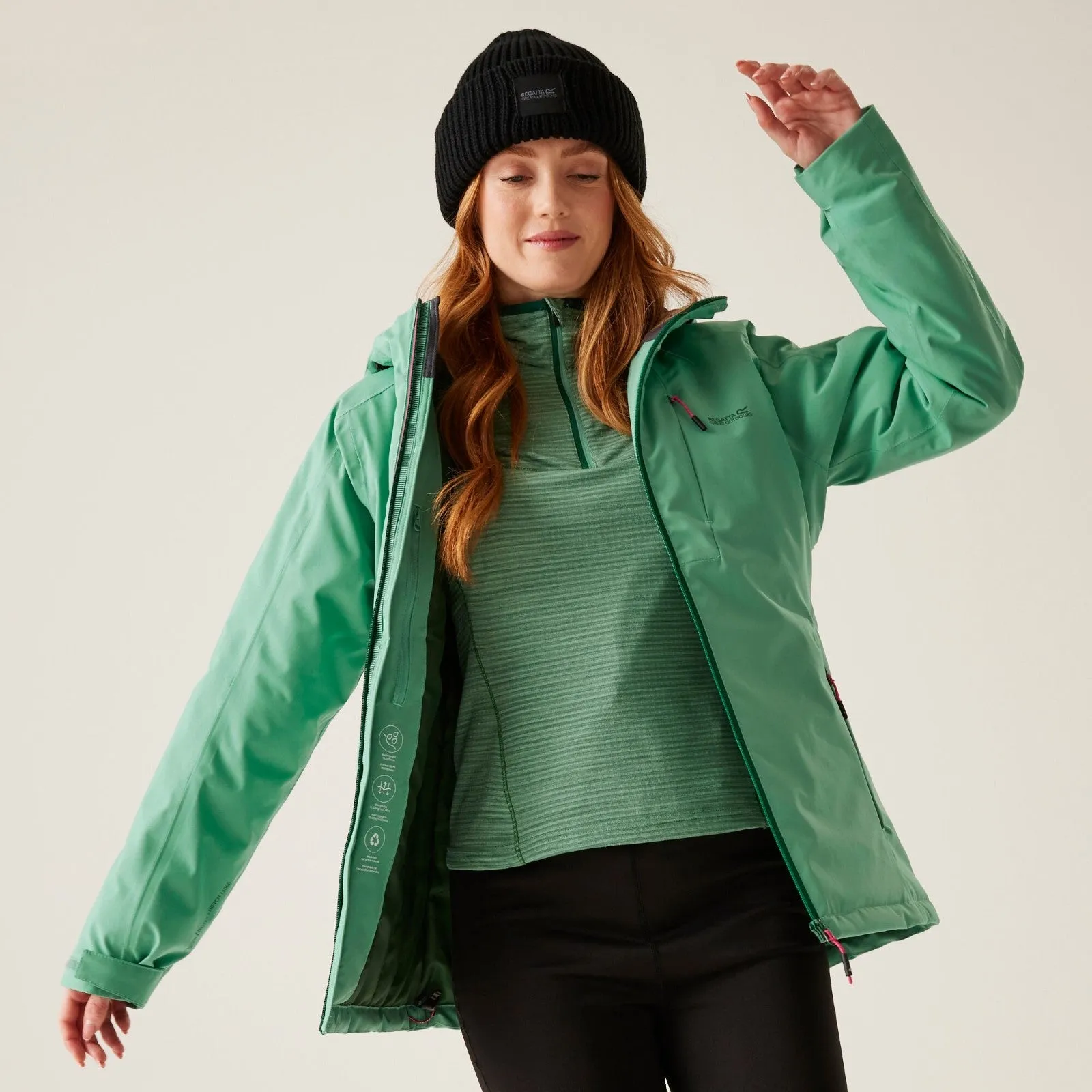 Regatta Womens Highton Stretch IV Waterproof Padded Jacket