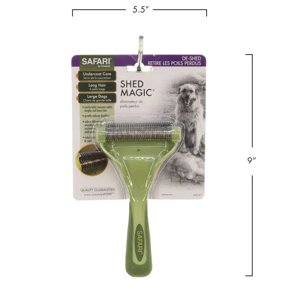 Safari® Shed Magic Med/Long Hair De-Shedding Tool