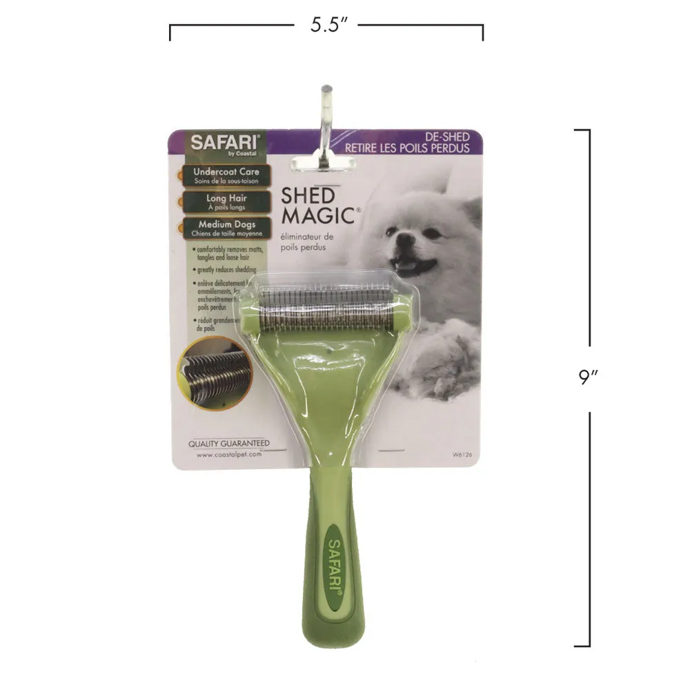 Safari® Shed Magic Med/Long Hair De-Shedding Tool