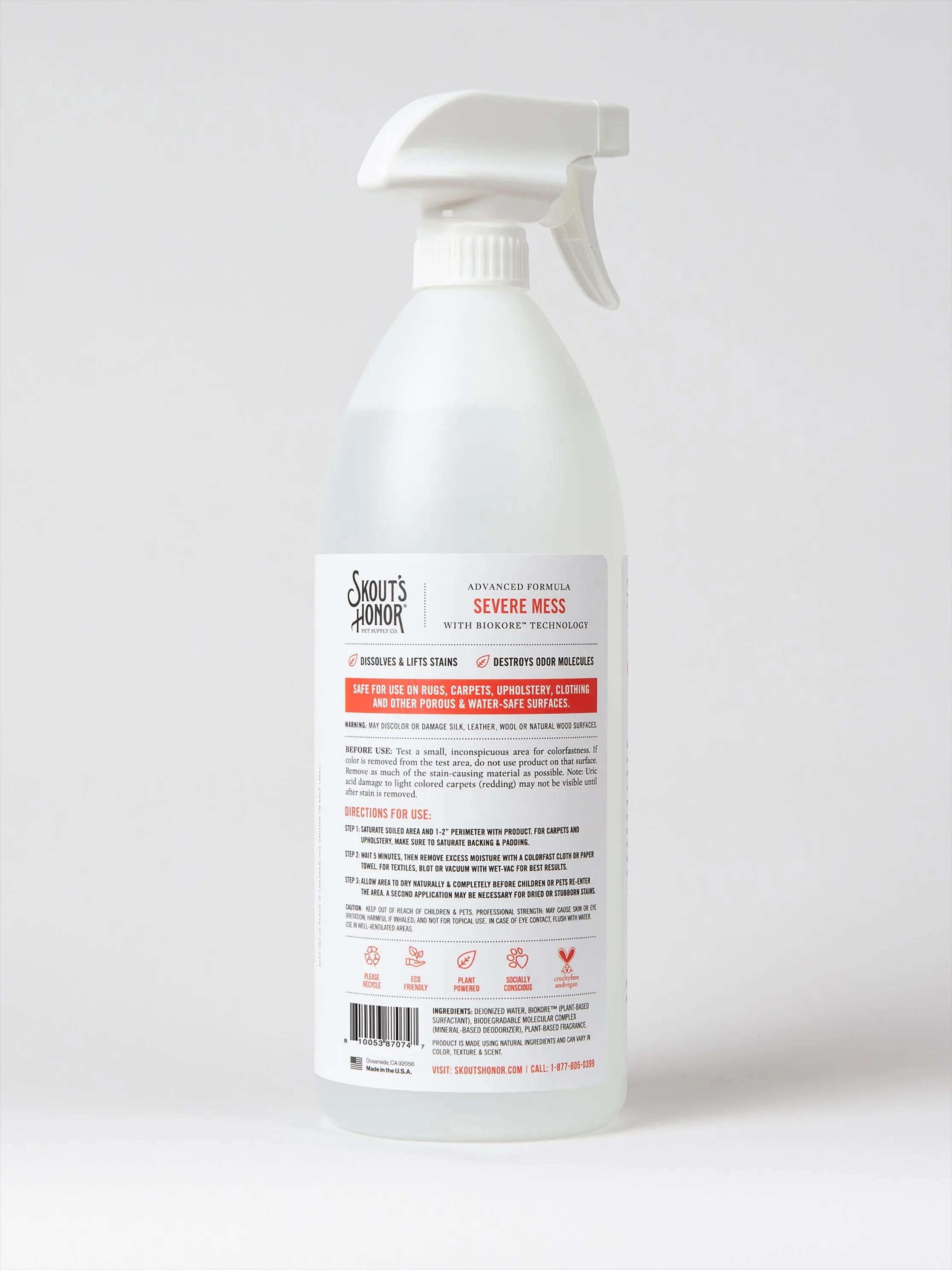 Severe Mess Stain & Odor Advanced Formula