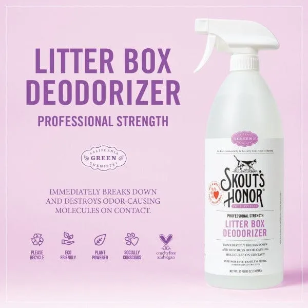 Skout's Honor Cat Litterbox Deodorizer Spray