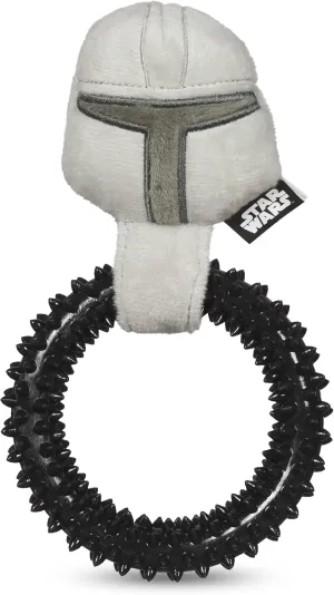 Star Wars for Pets The Mandalorian Puppy Ring Teether Toy | The Mandalorian Teething Toy for Puppies | Dog Toys, Puppy Teething Toys, Puppy Safe Chew Toys, Dog Chew Toys, 7 Inch (FF19270)
