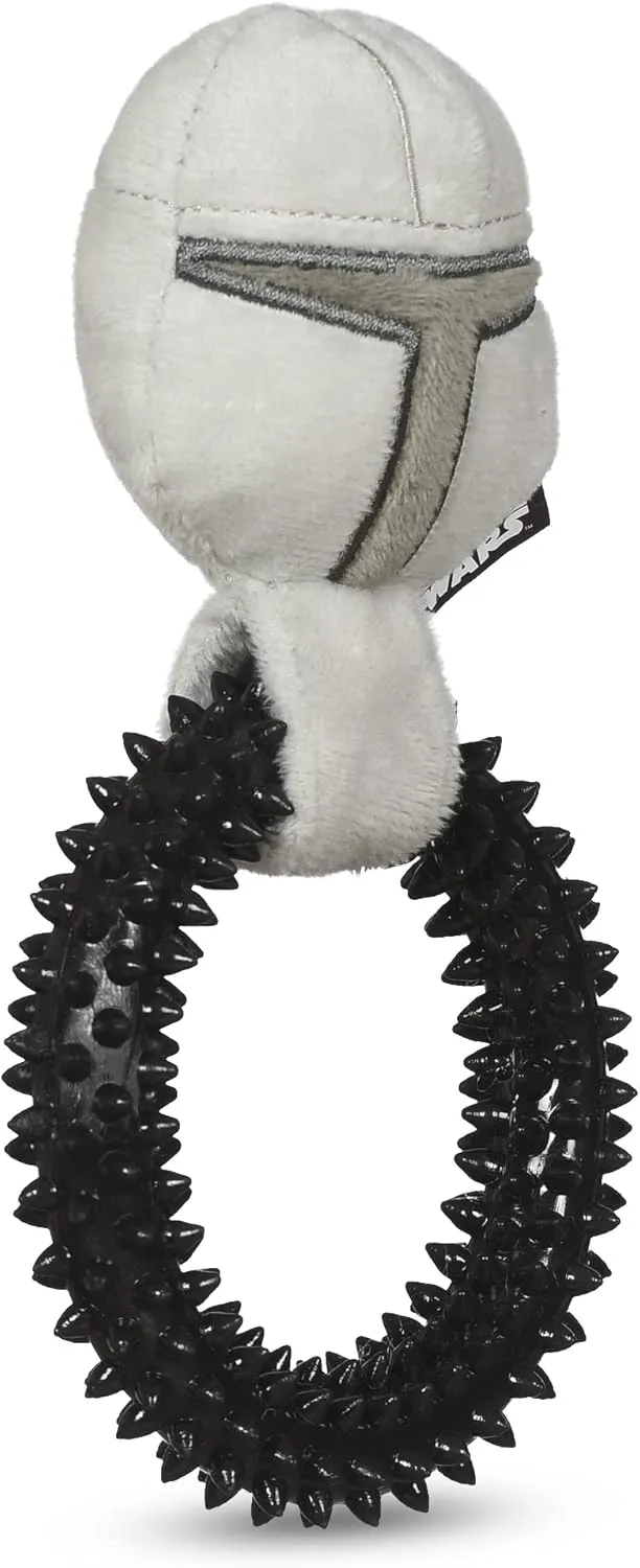 Star Wars for Pets The Mandalorian Puppy Ring Teether Toy | The Mandalorian Teething Toy for Puppies | Dog Toys, Puppy Teething Toys, Puppy Safe Chew Toys, Dog Chew Toys, 7 Inch (FF19270)