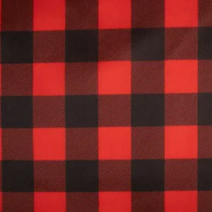 Stay dry digital printed PUL - Buffalo plaid - Red