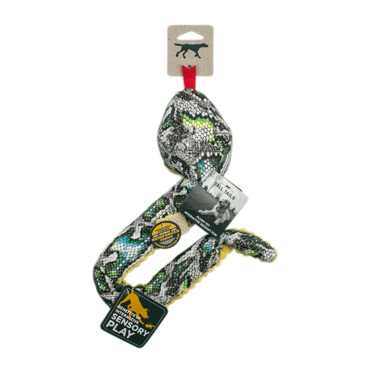 Tall Tails Dog Toy Crunch Snake