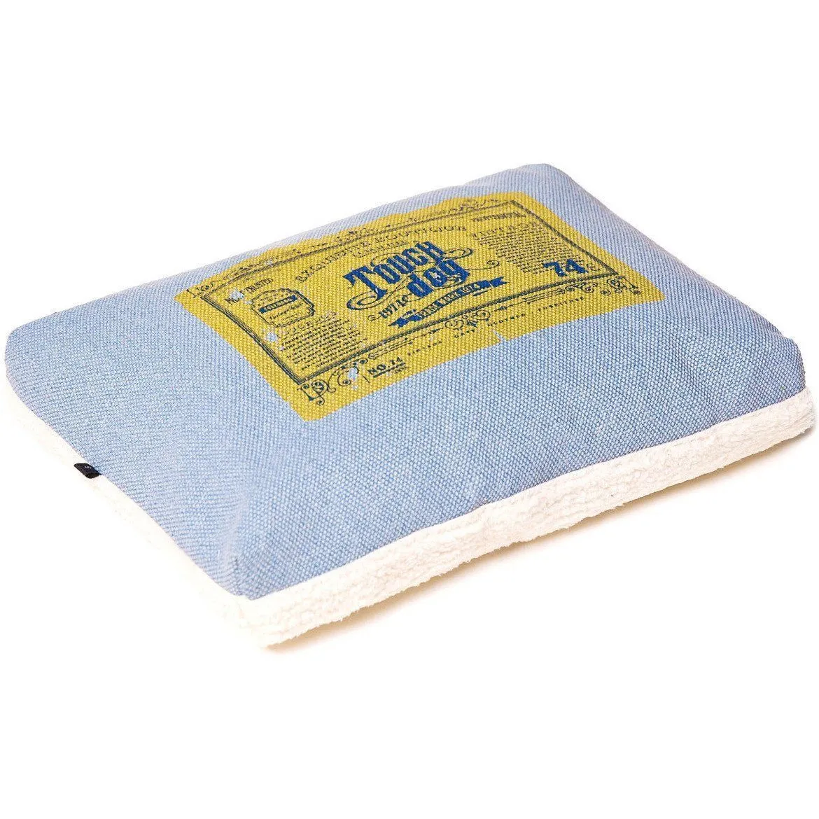 Touchdog ® Original Denim Reversible Designer Rectangular Dog Bed