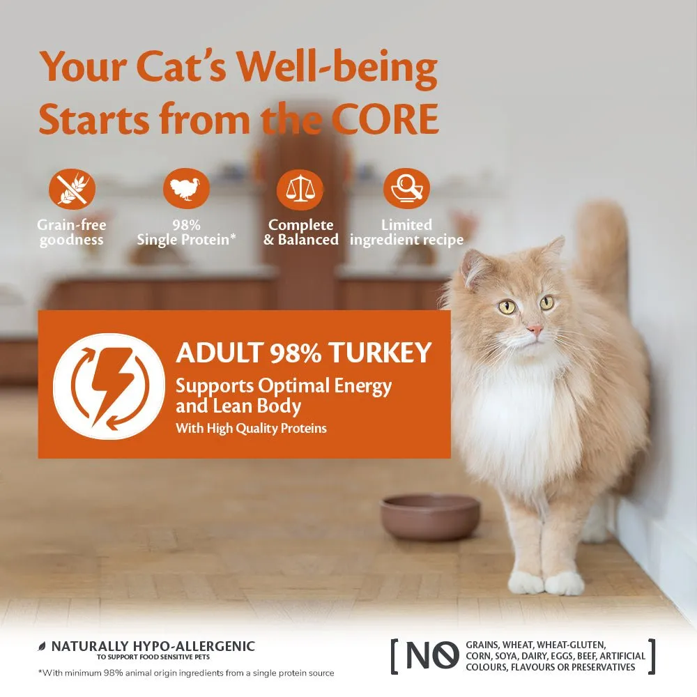 WELLNESS CORE Cat 98% Single Protein Turkey 85g